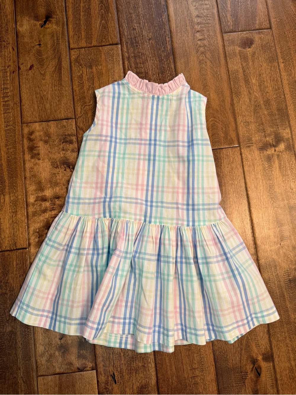Hannah Kate Pastel Plaid Girls' Dress size 5